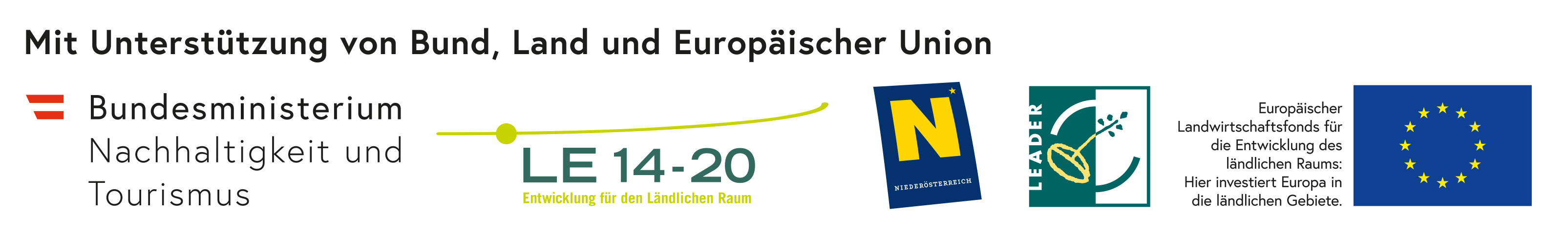 Leaderlogo Bund NOE EU Leaderlogo Bund NOE EU